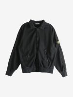 STONE ISLAND - Men Timeless High Collar Zip Up Cardigan - Image 4