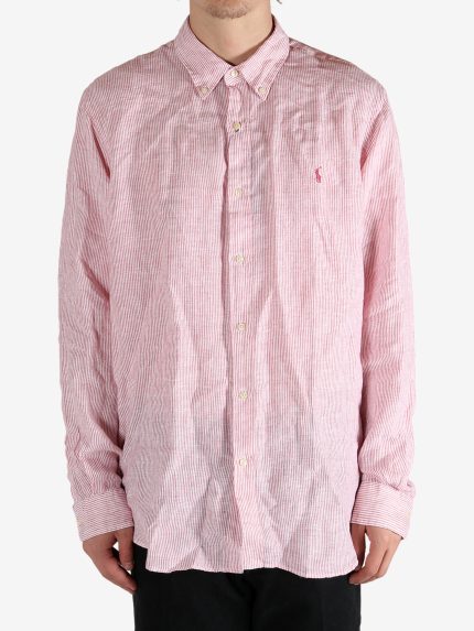 POLO RALPH LAUREN - Men Long Sleeve Stripe Sport Shirt