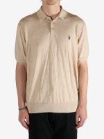 POLO RALPH LAUREN - Men Short Sleeve Cotton Placket Pullover Sweater
