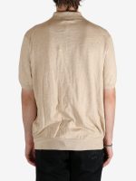 POLO RALPH LAUREN - Men Short Sleeve Cotton Placket Pullover Sweater - Image 3