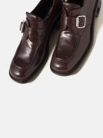 MIU MIU - Women Leather Brogue Shoes - Image 4