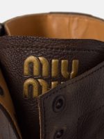 MIU MIU - Women Laceup Ankle Boots - Image 5