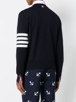 THOM BROWNE - Men Milano Stitch Crew Neck Pullover In Cotton Crepe - Image 2