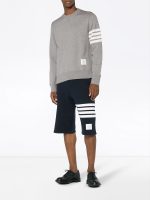 THOM BROWNE - Men Classic Sweatshirt In Classic Loopback W/ Engineered 4 Bar - Image 3