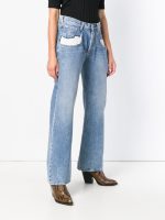 MAISON MARGIELA - Women 5-Pocket Wide-Leg Denim Pants - Image 2