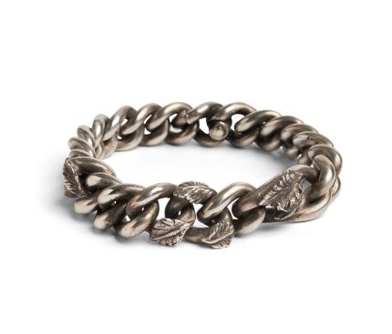 WERKSTATT MUNCHEN - Bracelet Curb Rosebud Chain