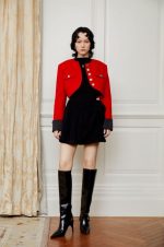 ODTD - Women Stand Collar Cavalier Cropped Jacket