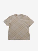 BURBERRY - Women Check Pattern T-Shirt - Image 4