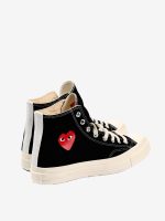 COMME DES GARCONS PLAY X CONVERSE - Unisex Chuck Taylor 70 Small Red Heart High Top Sneakers - Image 3