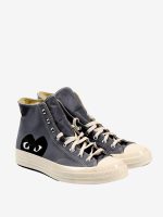 COMME DES GARCONS PLAY X CONVERSE - Chuck Taylor High Top Sneakers - Image 2