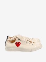 COMME DES GARCONS PLAY X CONVERSE - Chuck Taylor 70 Small Red Heart Low Top Sneakers