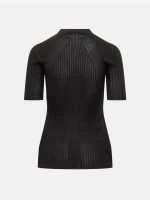 JIL SANDER - Women Ribbed Crewneck T-Shirt - Image 2