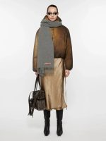 ACNE STUDIOS - Unisex Fringe Oversized Wool Scarf - Image 3