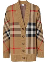 BURBERRY Women Oversized Check Cardigan - Image 5