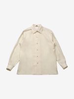 AURALEE - Women Cashmere Button Up Blouse - Image 4