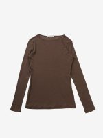 AMOMENTO - Women Sheer Long Sleeved Tee - Image 4