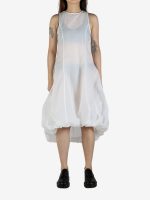 AMOMENTO - Women Sheer Volume Dress