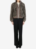 ATELIER NEW YORK - Women Shearling Short Jacket - Image 4
