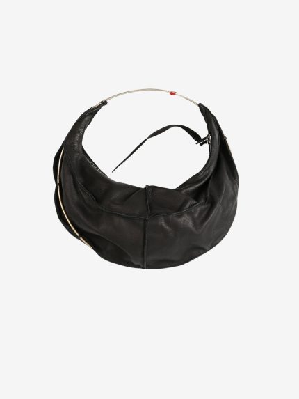 MA+ - Small Silver Ring Handled Banana Bag