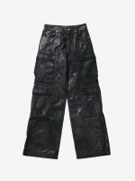 RICK OWENS DRKSHDW - Women Foil Double Cargo Jeans - Image 4