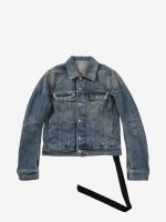 RICK OWENS DRKSHDW - Women Giacca In Denim Trucker Jacket - Image 4