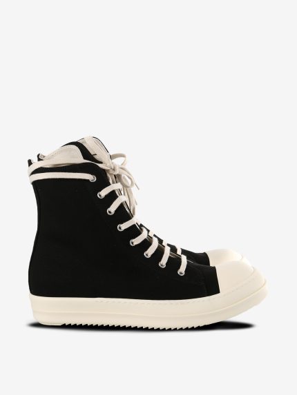 RICK OWENS DRKSHDW - Men Overdyed Denim Sneaks
