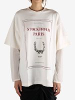 ACNE STUDIOS - Women Layered Print T-Shirt
