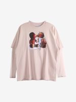 ACNE STUDIOS - Women Layered Print T-Shirt - Image 4