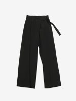 YOHJI YAMAMOTO - Women L Front Tuck Pants - Image 4