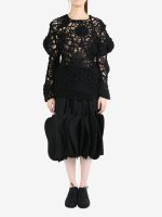 COMME DES GARCONS - Women Hollow Carved Design Sweater - Image 4