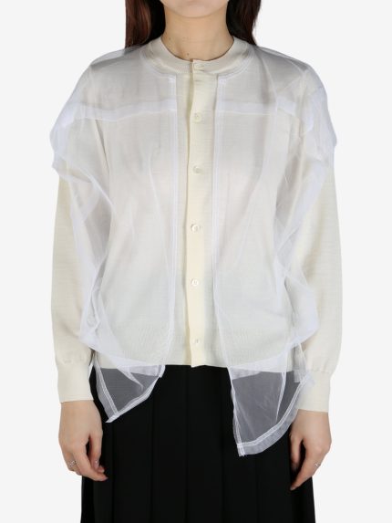 COMME DES GARCONS - Women Layered Button-Up Cardigan