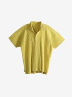HOMME PLISSE ISSEY MIYAKE - Men Monthly Colors: July Open Collar Shirt - Image 5