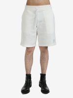 THOM BROWNE - Men Mid Thigh Sweat Shorts W/Rwb Patch Pocket In Solid Loopback