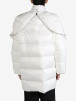 RICK OWENS X MONCLER - Unisex Woven Hooded Cyclopic Coat - Image 3