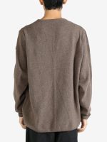 RICK OWENS X MONCLER - Unisex Maglia Jumbo Round Neck Top - Image 3