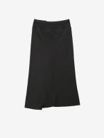 RICK OWENS - Women Viscose Blend A Line Bias Skirt - Image 4