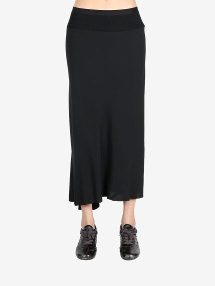 RICK OWENS - Women Viscose Blend A Line Bias Skirt