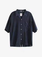 NANAMICA - Men Open Collar Shirt - Image 4