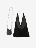 HYEIN SEO - Women Silk Knit W/ MIni Bag Top - Image 4
