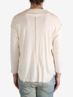 UNDERCOVER - Men Oversized Henley Shirts - Image 3