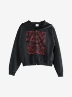 VETEMENTS - Men Fuck Fitted Zip-Up Hoodie - Image 4