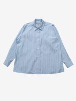 MARGARET HOWELL - Women Wide Stripe Swing Shirt - Image 4