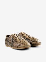 DRIES VAN NOTEN - Women Snake Print Leather Sneaker - Image 2