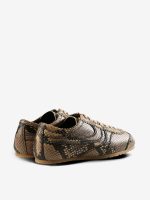 DRIES VAN NOTEN - Women Snake Print Leather Sneaker - Image 3