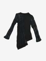 Y'S - Women H-Right Hem Crunched Top - Image 4