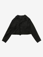 Y'S - Women O-3-Button Blouson - Image 4