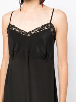 SIMONE ROCHA - Women W/ Deep Lace Trim Slip Dress - Image 4