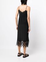 SIMONE ROCHA - Women W/ Deep Lace Trim Slip Dress - Image 3
