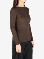AMOMENTO - Women Sheer Long Sleeved Tee - Image 2