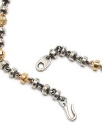 MAOR - Omni 4MM Bracelet In Silver And Yellow Gold With White Diamond Detail - Image 3